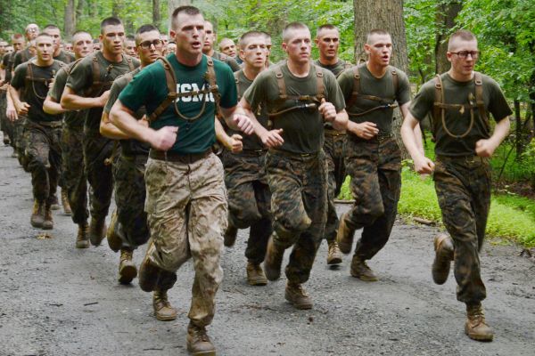 marine platoon run